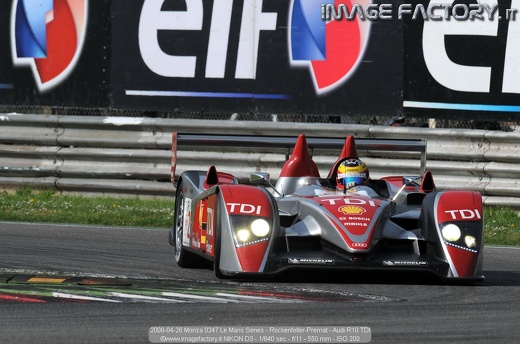 2008-04-26 Monza 0247 Le Mans Series - Rockenfeller-Premat - Audi R10 TDI